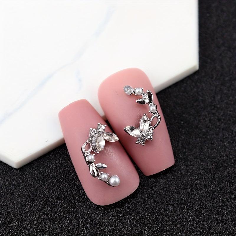 10pcs 3D Nail Art Charms Rhinestones Manicure Accessories
