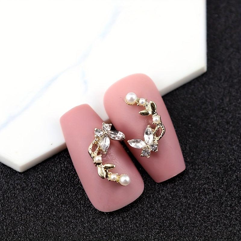 10pcs 3D Nail Art Charms Rhinestones Manicure Accessories