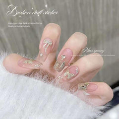 Heart Bear Star Flame Nail Art Stickers 3D Self Adhesive Decals