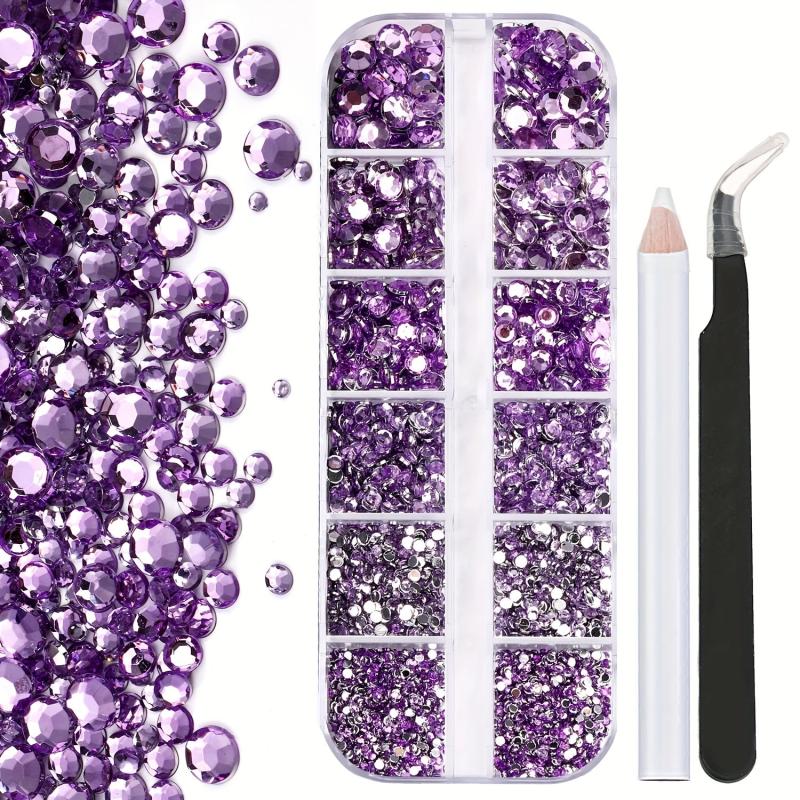 Colorful Flat Back Crystal Rhinestones for Nail Art - 2660 pcs