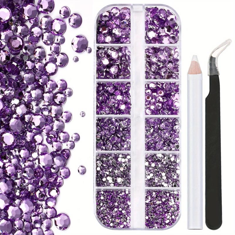 Colorful Flat Back Crystal Rhinestones for Nail Art - 2660 pcs