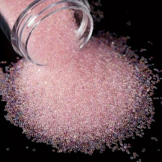 Caviar Beads & Crystal Rhinestones Nail Art Decor