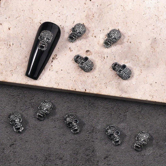 10pcs Halloween Nail Art Rhinestone Charms 3D Nail Gem Accessories