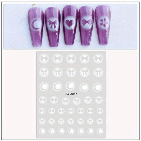 Nail Art Stickers Self Adhesive Decals - Perfect for DIY and Salon Use