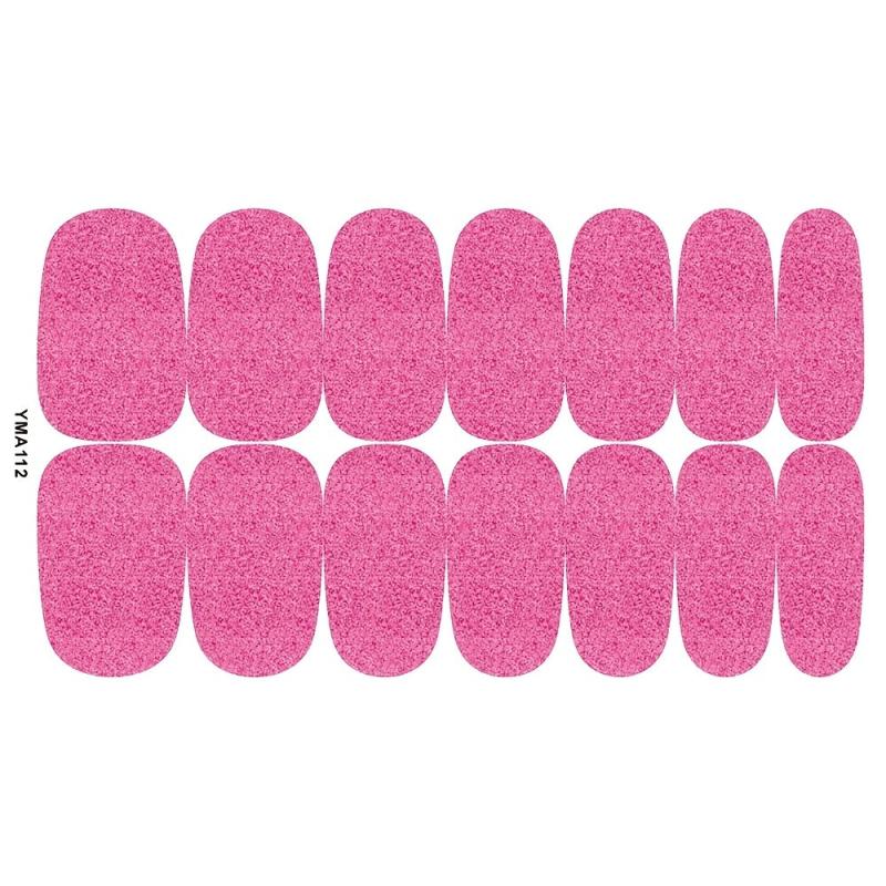 Glitter Nail Polish Stickers Full Wrap Nail Strips Self Adhesive Gel Art Decals