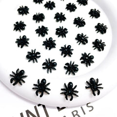 30pcs Halloween Spider Nail Art Charms 3D Alloy Spider Nail Art Accessories