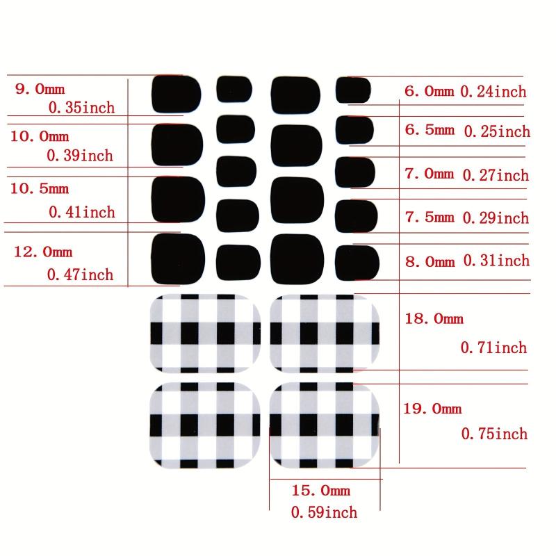 Lines Nail Polish Stickers Self-Adhesive Nail Art Decal Strips Manicure Kit