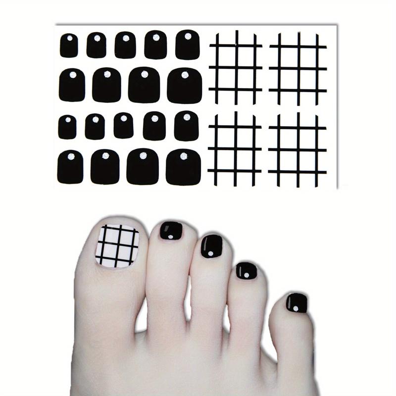 Lines Nail Polish Stickers Self-Adhesive Nail Art Decal Strips Manicure Kit