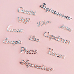 12pcs Zodiac Constellation Nail Art Charms - 12 Styles