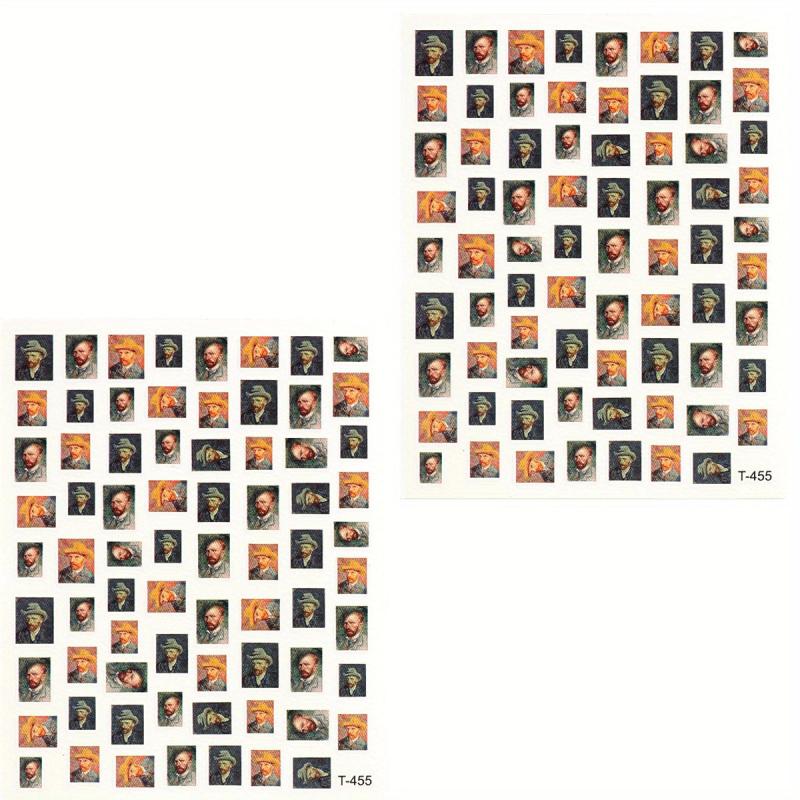 Sky Star and Moon Nail Art Stickers Self Adhesive Decals for DIY Nail Designs