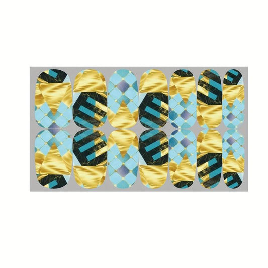 12 Sheets Marble Nail Wraps Stickers DIY Nail Art Decals for Daily Party Decor