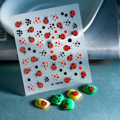 5D Insect Nail Art Stickers - Self Adhesive Nail Art Supplies