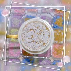 3D Flower Nail Charms with Caviar Beads