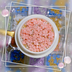 3D Flower Nail Charms with Caviar Beads
