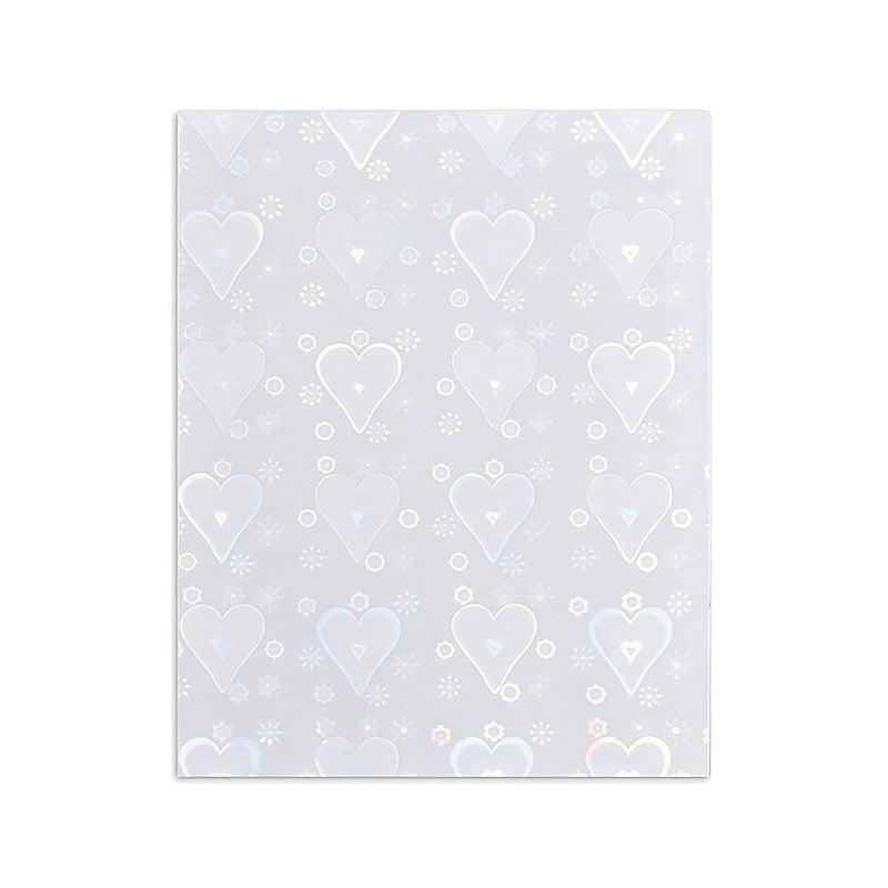 Aurora Love Nail Art Stickers Self Adhesive Sparkling Laser Star Nail Decals