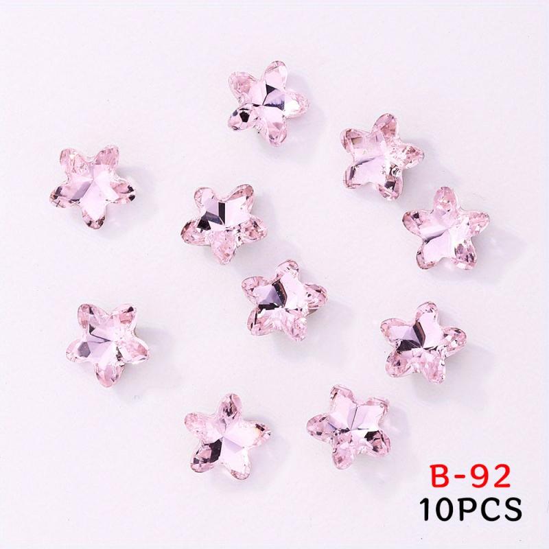 Starfish Rhinestones Nail Bling Crystal Gemstones Glass Pointed Back Nail Art