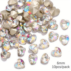 Crystal Glass Nail Art Gemstones Mixed Shapes