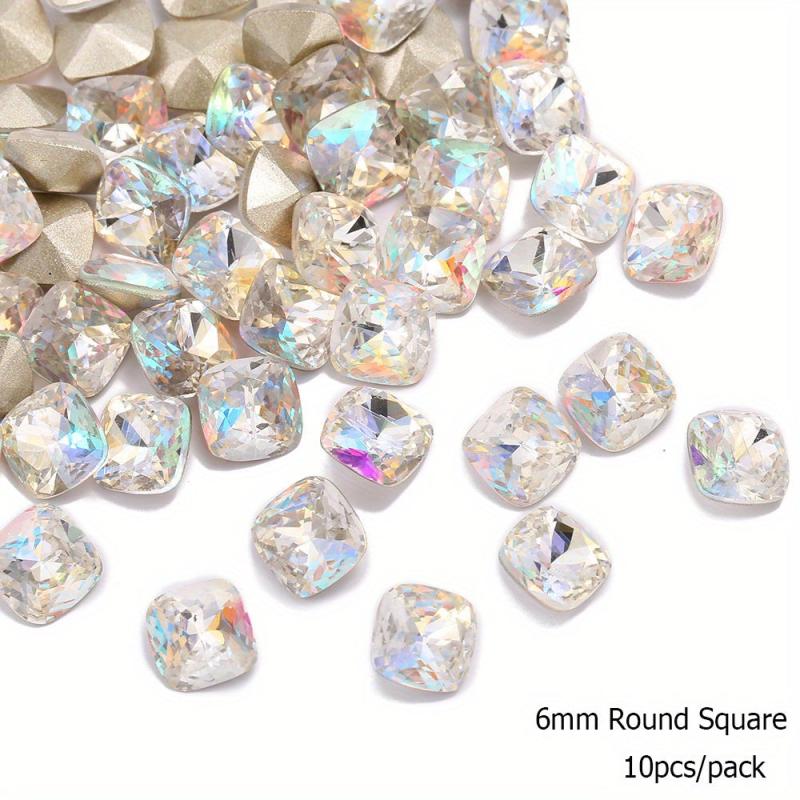 Crystal Glass Nail Art Gemstones Mixed Shapes