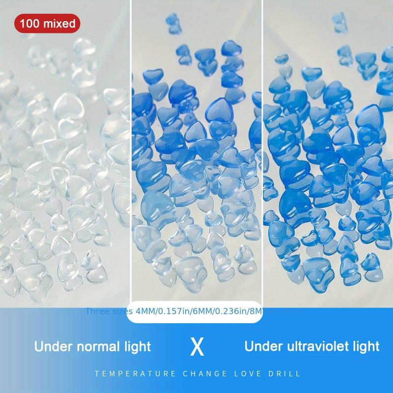 Peach Heart Nail Art Rhinestones For Nail Art Decoration