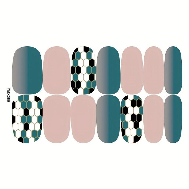 Waterproof Nail Polish Stickers Self Adhesive Nail Art Decal Strips