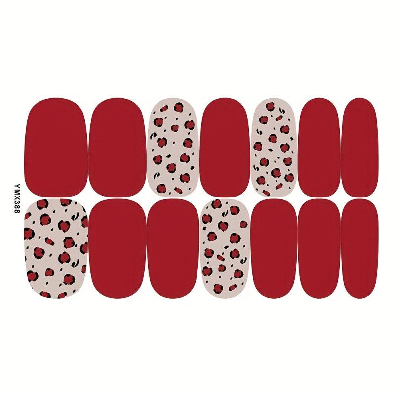 Waterproof Nail Polish Stickers Self Adhesive Nail Art Decal Strips