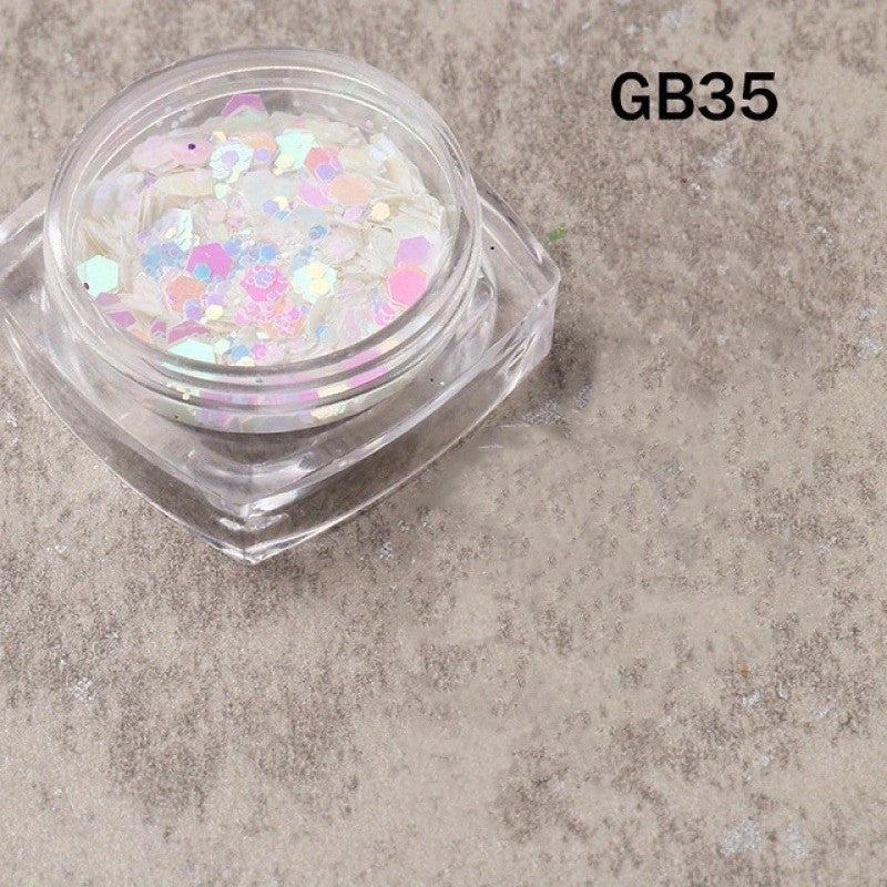 Glitter Sequins Holographic Mermaid Flakes DIY Nail Art