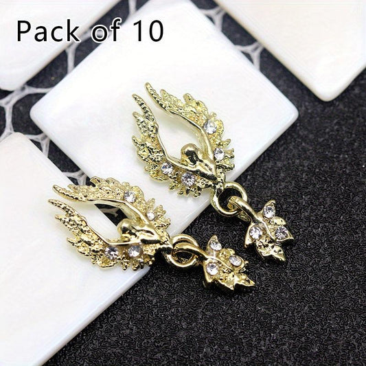 10pcs Nail Charms Rhinestones Pearl Manicure Accessories 3D Nail Decoration