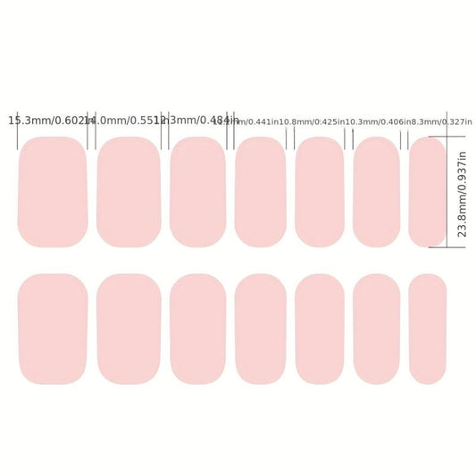 Bronzing Flower Nail Polish Stickers Self Adhesive Decal Strips for Women/Girls