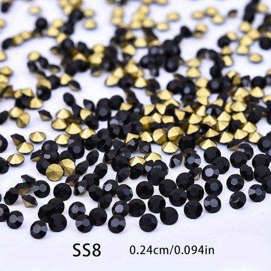 Glass Nail Art Rhinestones 1440pcs Strass Glitters DIY