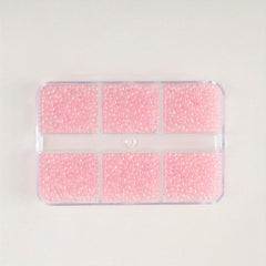 Aurora Glass Nail Art Bead Caviar Mini Bubble Bead