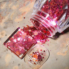 Hexagon Glitter Sequins Mermaid Flake Nail Art