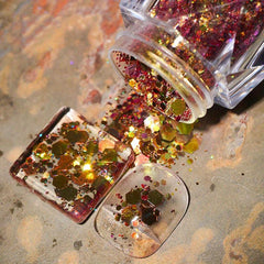 Hexagon Glitter Sequins Mermaid Flake Nail Art