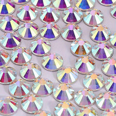 1440 Round Nail Rhinestones Crystal AB Gemstones