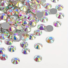 1440 Round Nail Rhinestones Crystal AB Gemstones