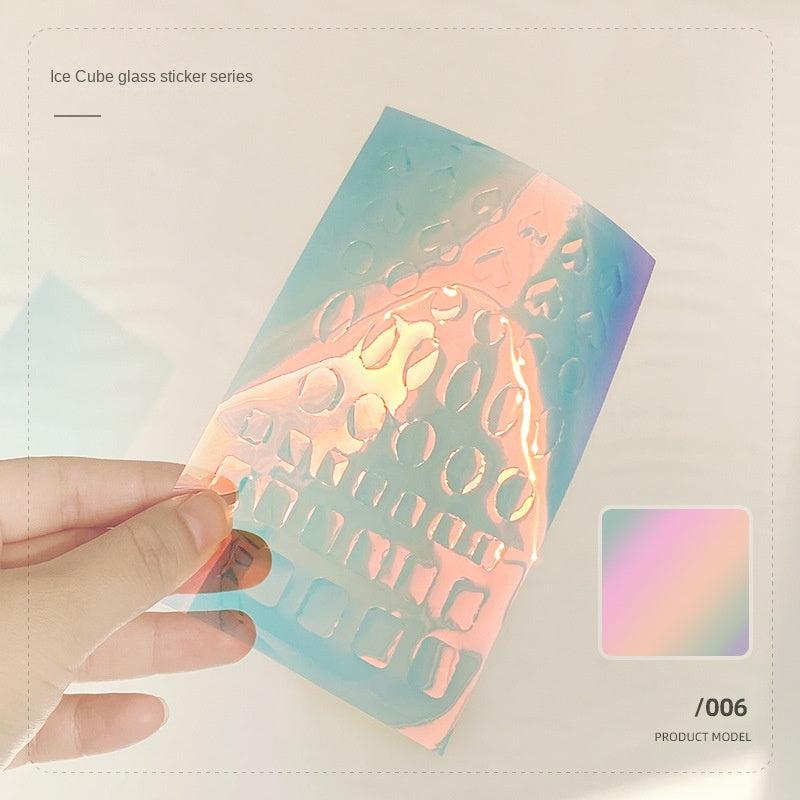 Double Sided Foil Tin Flake Foil Nail Arts Sticker Decoration