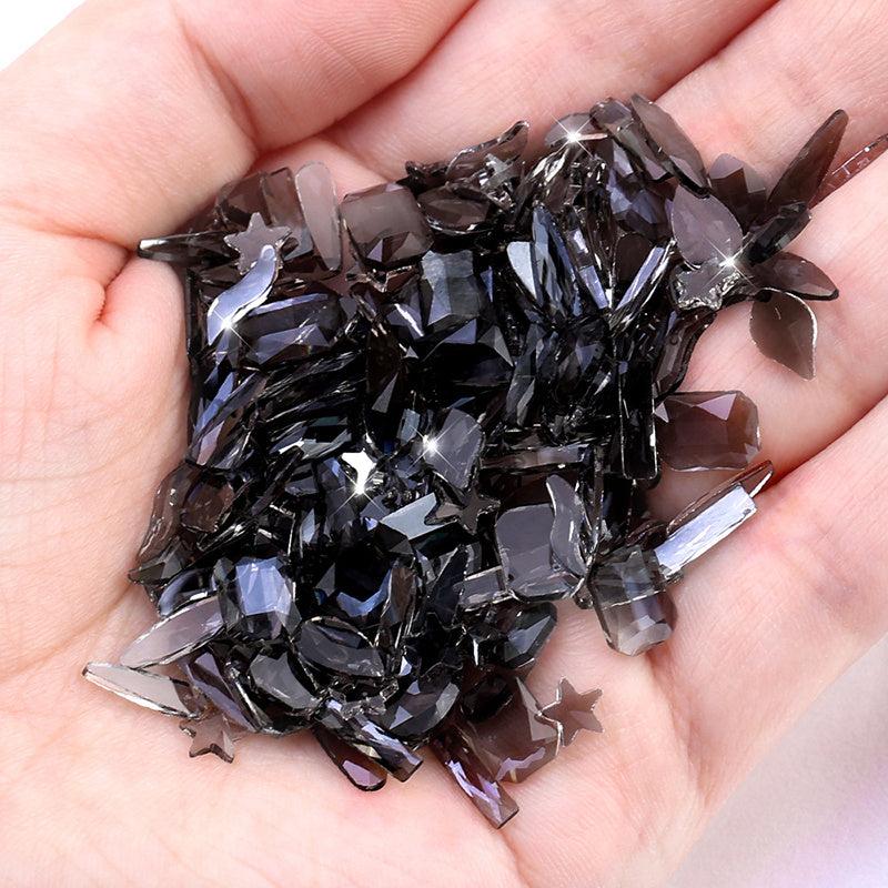 50pcs Nail Rhinestones Flat Back Crystal Diamonds for Nail Art and Jewelry