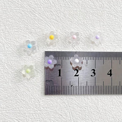 3D Flowers Nail Charms For Women Nail Art - Resin Luminous Nail Charms