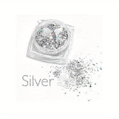 Holographic Nail Art Glitter Sequins Shell Silces Nail Flakes 1g