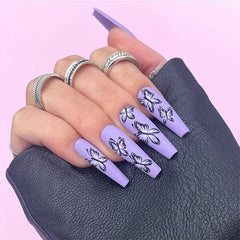 Graffiti Ballet Nail Wear - Long Lasting - Removable Patch - Ladies