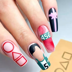 Graffiti Ballet Nail Wear - Long Lasting - Removable Patch - Ladies