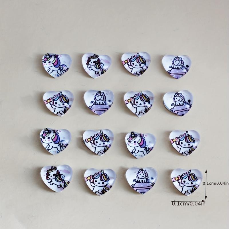 30pcs 3D Crystal Heart Nail Art Charms for Weddings and DIY Nail Art