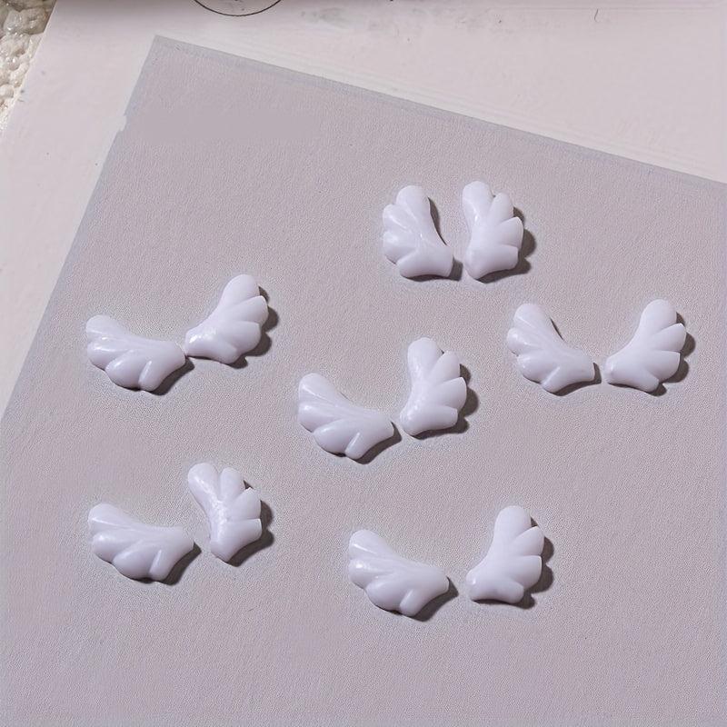 3D Angel Wings Nail Charms Resin Wing Nail Art Charms For Nails DIY