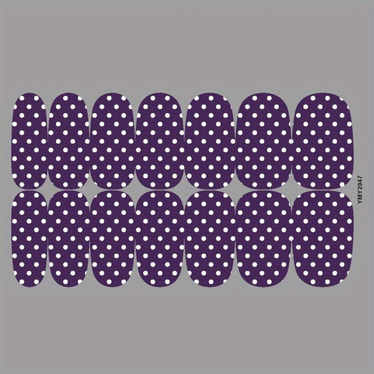 Waterproof Nail Art Decal Strips Full Wraps Self Adhesive Manicure Kits