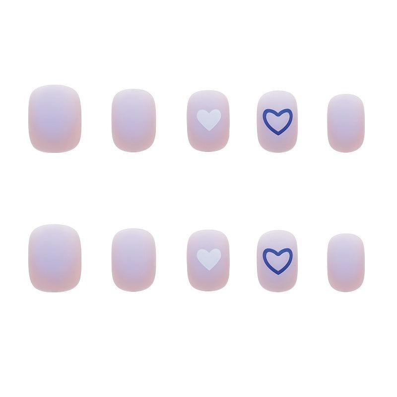 Heart Gradient Press On Nails False Nails for Women