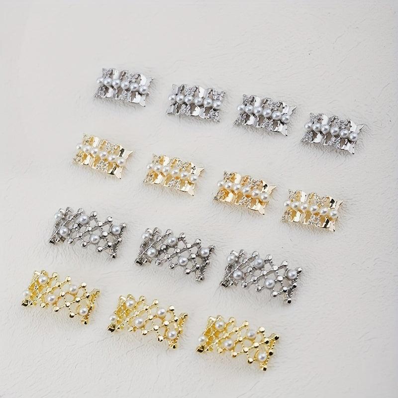 Clear Crystal Charms For Nails Rhinestone 2 Pcs