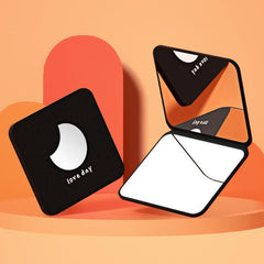 Square Compact Mirror for Travel Double Sided Handbag Cosmetic Mirror