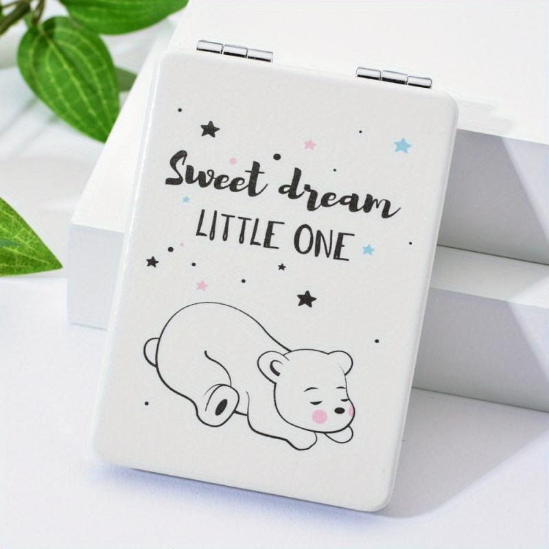 Cartoon Animal Pattern Compact Makeup Mirror
