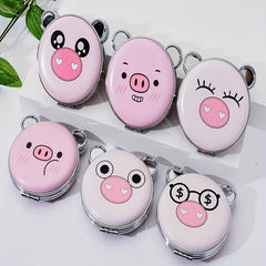 Cartoon Animal Pattern Compact Makeup Mirror