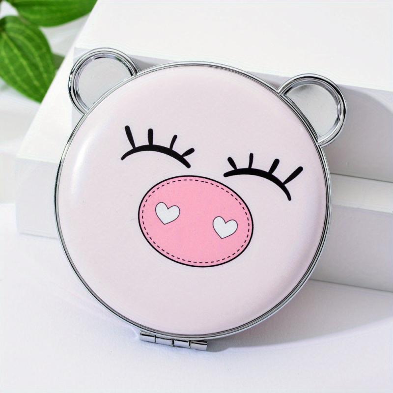 Cartoon Animal Pattern Compact Makeup Mirror
