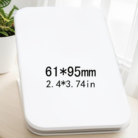 Portable PU Leather Makeup Mirror Foldable Handheld Small Mirror